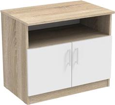 Pakketo Galdow Κομοδίνο Ξύλινο Μπεζ 80x45x60cm 361-000039