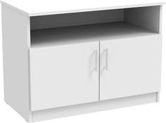Pakketo Galdow Κομοδίνο Ξύλινο Λευκό 80x45x60cm 361-000036