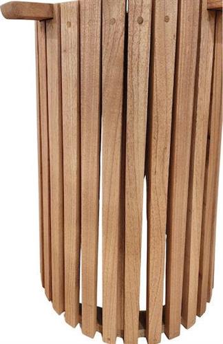 Pakketo Galy Βάση Τραπεζιού από Ξύλο σε Μπεζ Χρώμα 60x60x75cm 343-000118