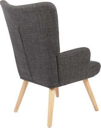 Pakketo Gerlina Μπερζέρα Ανθρακί 71x64x94cm 393-000001