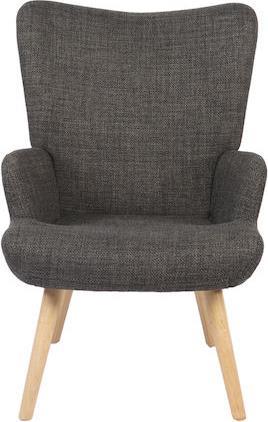 Pakketo Gerlina Μπερζέρα Ανθρακί 71x64x94cm 393-000001