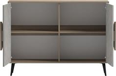Pakketo Gora Μπουφές από Ξύλο & Μέταλλο Sonoma-Μπεζ 110x35.5x82cm 230-000239