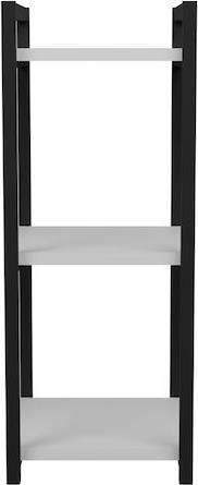 Pakketo Harvey Ραφιέρα Δαπέδου Μαύρο-Λευκή 33x28x70cm 321-000102