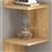 Pakketo Insta Γωνιακό Ράφι Τοίχου Oak 25x25x105.5cm 120-000561