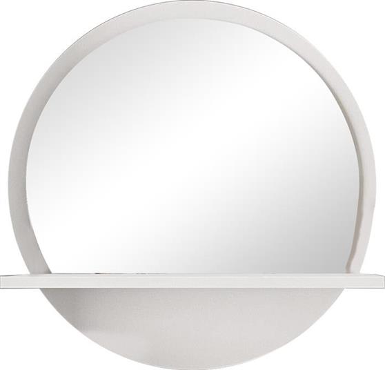 Pakketo Jaklyn Καθρέπτης Τοίχου με Λευκό Ξύλινο Πλαίσιο 62x62cm 176-000179