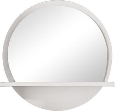 Pakketo Jaklyn Καθρέπτης Τοίχου με Λευκό Ξύλινο Πλαίσιο 62x62cm 176-000179