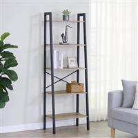 Pakketo Jebia Βιβλιοθήκη Oak 56x37x172.2cm 085-000047