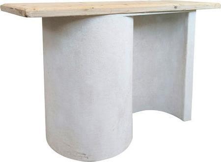 Pakketo Jeckie Κονσόλα Ξύλινη Λευκή Μ120xΠ38xΥ80cm 415-000012