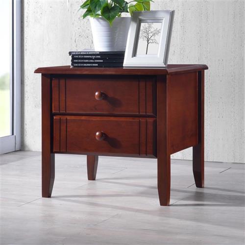 Pakketo Juliene I Κομοδίνο Ξύλινο Καφέ 50x44x46cm 330-000018