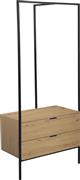 Pakketo Keila Έπιπλο Εισόδου Φυσική-Μαύρο 85x45x190cm 225-000051