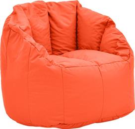 Pakketo Kerlon Πουφ Πολυθρόνα Αδιάβροχη Πορτοκαλί 80x80x65cm 056-000105