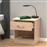 Pakketo Kona Κομοδίνο Ξύλινο Μπεζ 40x34x42cm 248-000027