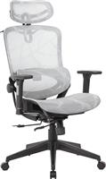 Pakketo Konilo Καρέκλα Διευθυντική με Ανάκλιση και Ρυθμιζόμενα Μπράτσα Γκρι 076-000017