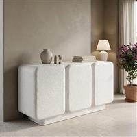 Pakketo Kooldio Μπουφές Ξύλινος Λευκό 120x37.5x69cm 415-000013