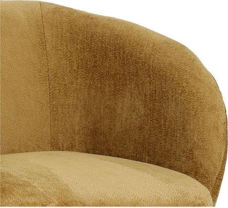 Pakketo Kreslo Πολυθρόνα Περιστρεφόμενη Μελί 78x81x77cm 110-000075