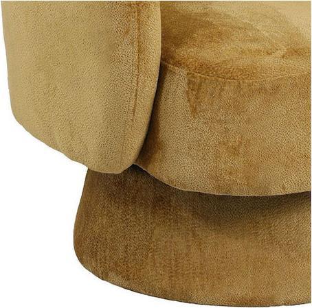 Pakketo Kreslo Πολυθρόνα Περιστρεφόμενη Μελί 78x81x77cm 110-000075