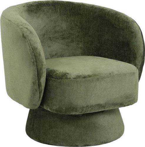 Pakketo Kreslo Πολυθρόνα Περιστρεφόμενη Χακί 78x81x77cm 110-000077