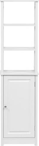 Pakketo Larben Στήλη Μπάνιου Δαπέδου Μ40xΒ33xΥ150cm Λευκή 370-000032