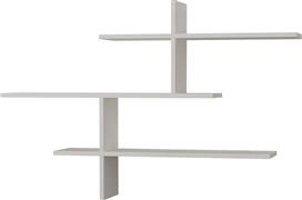 Pakketo Leona Ράφι Τοίχου Λευκή Απόχρωση 123x22x81cm 119-001217