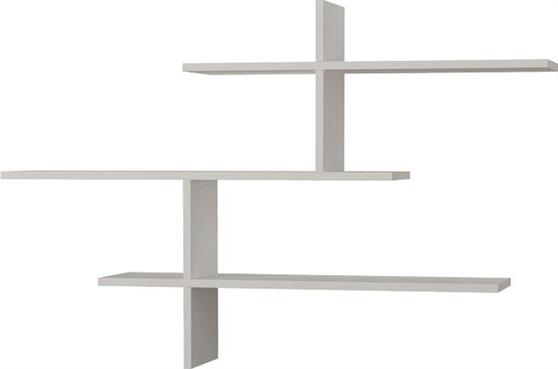 Pakketo Leona Ράφι Τοίχου Λευκή Απόχρωση 123x22x81cm 119-001217