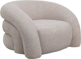 Pakketo Lexy Πολυθρόνα Κρεμ 99x88x62cm 110-000067