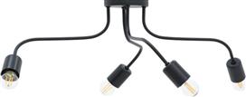 Pakketo Luchter Κρεμαστό Φωτιστικό Μαύρο με Ντουί E27 60x60x15cm 193-000117