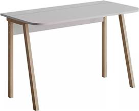 Pakketo Malia Γραφείο Ξύλινο Λευκό-Φυσικό 120x60.5x75cm 119-001249