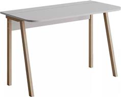 Pakketo Malia Γραφείο Ξύλινο Λευκό-Φυσικό 120x60.5x75cm 119-001249