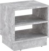 Pakketo Mason Κομοδίνο Ξύλινο Γκρι 40x32x40cm 184-000099