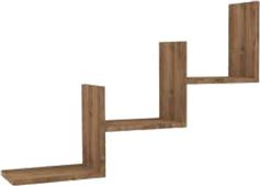 Pakketo Mauer Ράφι Τοίχου Καρυδί 90x19.6x60cm 120-000559