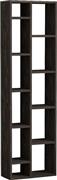 Pakketo Minicu Βιβλιοθήκη Σκούρο Καρυδί 44.4x19.6x150cm 120-000526