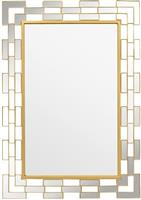Pakketo Monka Καθρέπτης Τοίχου με Χρυσό Μεταλλικό Πλαίσιο 102x72cm 233-000034