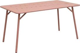 Pakketo Moraja Μεταλλικό Τραπέζι Εξωτερικού Χώρου Terracotta 140x80x72cm 218-000051