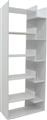 Pakketo Naya Βιβλιοθήκη Λευκή 72x30x182.5cm 123-000240