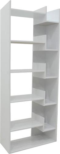 Pakketo Naya Βιβλιοθήκη Λευκή 72x30x182.5cm 123-000240
