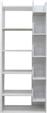 Pakketo Naya Βιβλιοθήκη Λευκή 72x30x182.5cm 123-000240