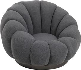 Pakketo Nester Πολυθρόνα Περιστρεφόμενη Γκρι 98x97x69cm 110-000087