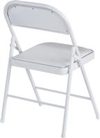 Pakketo Niro Καρέκλα Επισκέπτη σε Λευκό Χρώμα 46x46x79cm Σετ 4τμχ 127-000195