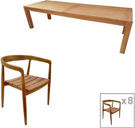 Pakketo Noody-Pablo Σετ Τραπεζαρίας Εξωτερικού Χώρου Φυσική 9τμχ 343-000038