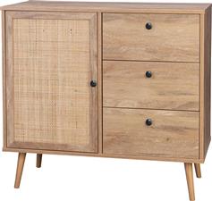 Pakketo Oslo Μπουφές από Ξύλο με Συρτάρια Sonoma Απόχρωση 85x39x79cm 086-000023