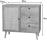 Pakketo Oslo Μπουφές από Ξύλο με Συρτάρια Sonoma Απόχρωση 85x39x79cm 086-000023