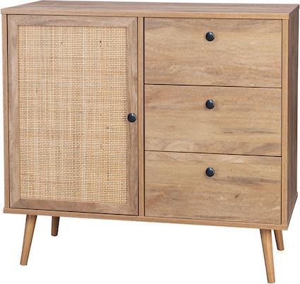 Pakketo Oslo Μπουφές από Ξύλο με Συρτάρια Sonoma Απόχρωση 85x39x79cm 086-000023