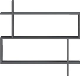 Pakketo Paralel Ράφι Τοίχου Ανθρακί 70x22x65.5cm 230-000253