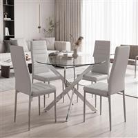 Pakketo Parker Antoro Τραπεζαρία Σετ 5τμχ 80x80cm 200-001928