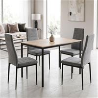 Pakketo Parker Faragio Τραπεζαρία Σετ 5τμχ 120x75cm 200-001894