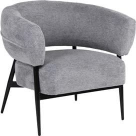 Pakketo Penfel Πολυθρόνα Γκρι 71x82x74cm 255-000089