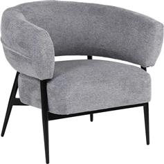 Pakketo Penfel Πολυθρόνα Γκρι 71x82x74cm 255-000089