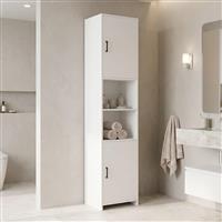 Pakketo Perlina Στήλη Μπάνιου Δαπέδου Μ40xΒ32xΥ175cm Λευκή 230-000272