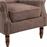 Pakketo Piore Πολυθρόνα Σκούρο Καφέ-Καρυδί 77x80x106cm 255-000067