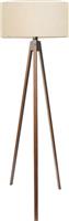 Pakketo PWL-1059 Φωτιστικό Δαπέδου Υ140xΜ38cm με Ντουί για Λαμπτήρα E27 Κρέμα-Καρυδί 202-000172